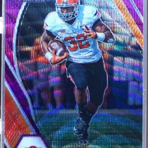 2021 Prizm Draft Picks Chris Carson Purple Wave #98 Cowboys