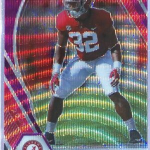2021 Prizm Draft Picks Dylan Moses Purple Wave RC #140 Tide