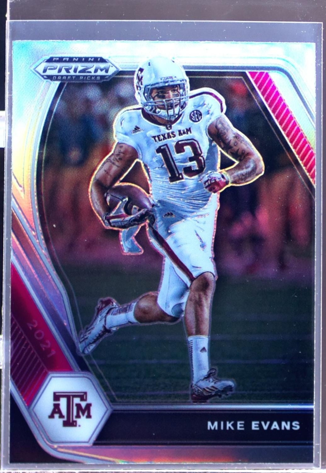 2021 Prizm Draft Picks Mike Evans Silver #64 Aggies