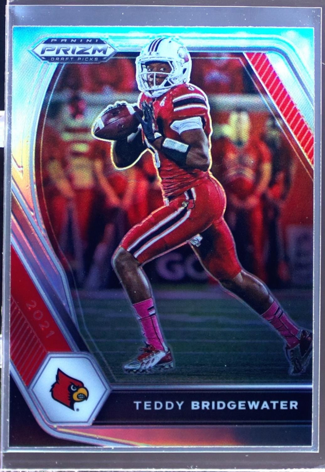 2021 Prizm Draft Picks Teddy Bridgewater Silver #5 Cardinals