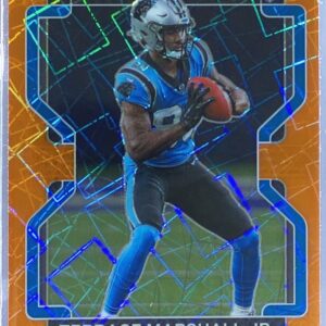 2021 Prizm Terrace Marshall Jr. Orange Lazer #348 Panthers