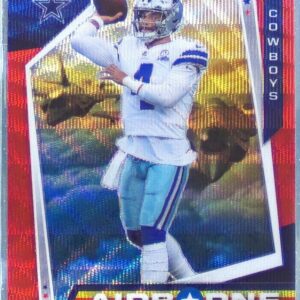 2021 Rookies & Stars Dak Prescott #AB-5 Cowboys Airborne Red Wave