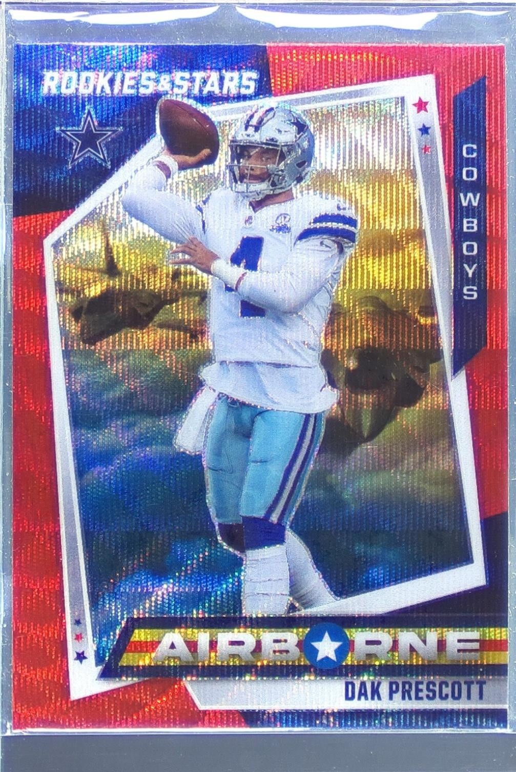 2021 Rookies & Stars Dak Prescott #AB-5 Cowboys Airborne Red Wave