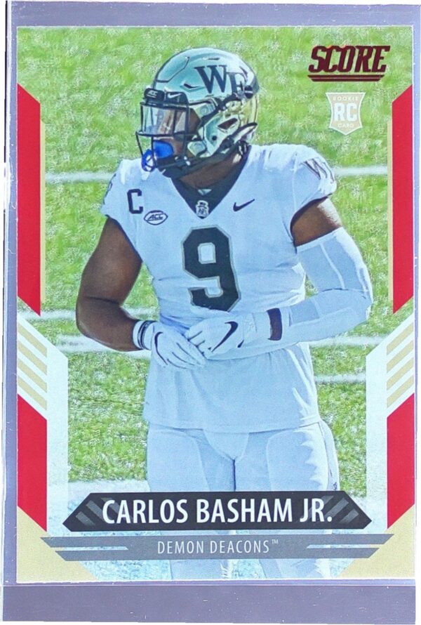2021 Score Carlos Basham Jr. Red RC #347 Deacons