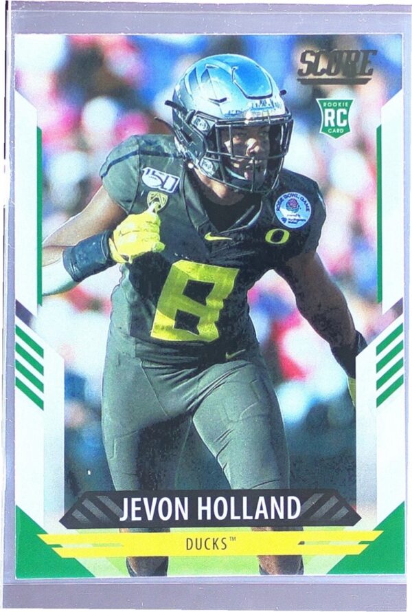2021 Score Jevon Holland RC #358 Ducks