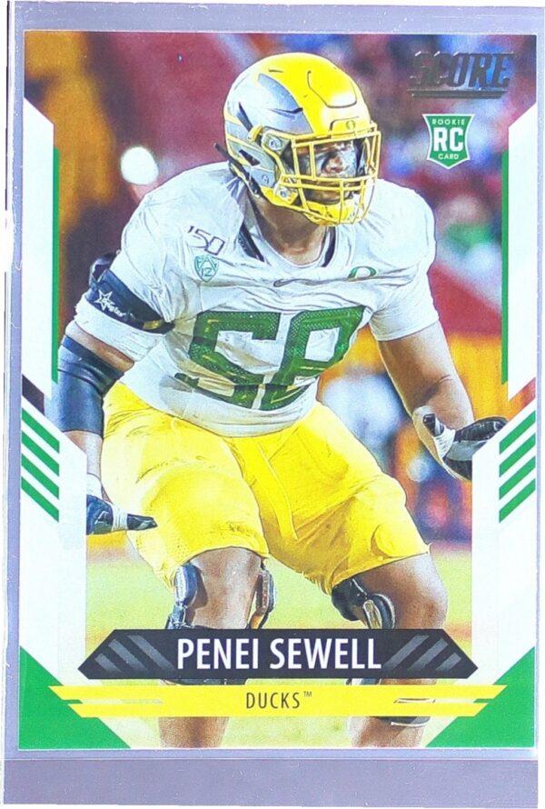 2021 Score Penei Sewell RC #339 Ducks