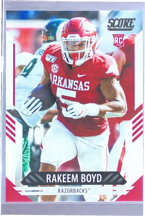 2021 Score Rakeem Boyd RC #379 Razorbacks