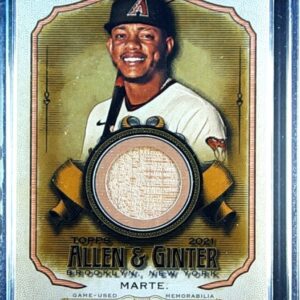 2021 Topps Allen & Ginter Ketel Marte JSY #AGA-KM Diamondbacks Full Size Relics