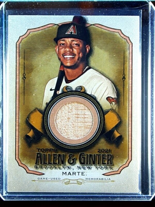 2021 Topps Allen & Ginter Ketel Marte JSY #AGA-KM Diamondbacks Full Size Relics