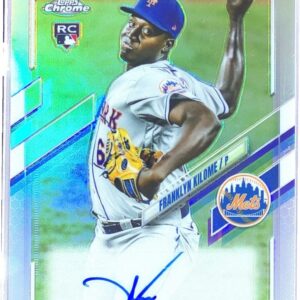 2021 Topps Chrome Update Franklyn Kilome Auto RC #CUSA-FK Mets Autographs