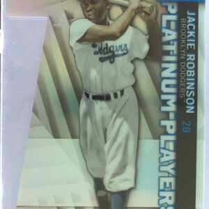 2021 Topps Chrome Update Jackie Robinson #CPDC-5 Dodgers Platinum Player Die Cut