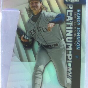 2021 Topps Chrome Update Randy Johnson #CPDC-44 Mariner Platinum Players Die Cut