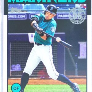 2021 Topps Ichiro #86B-78 Mariners 1986 Topps Baseball 35th Anniversary