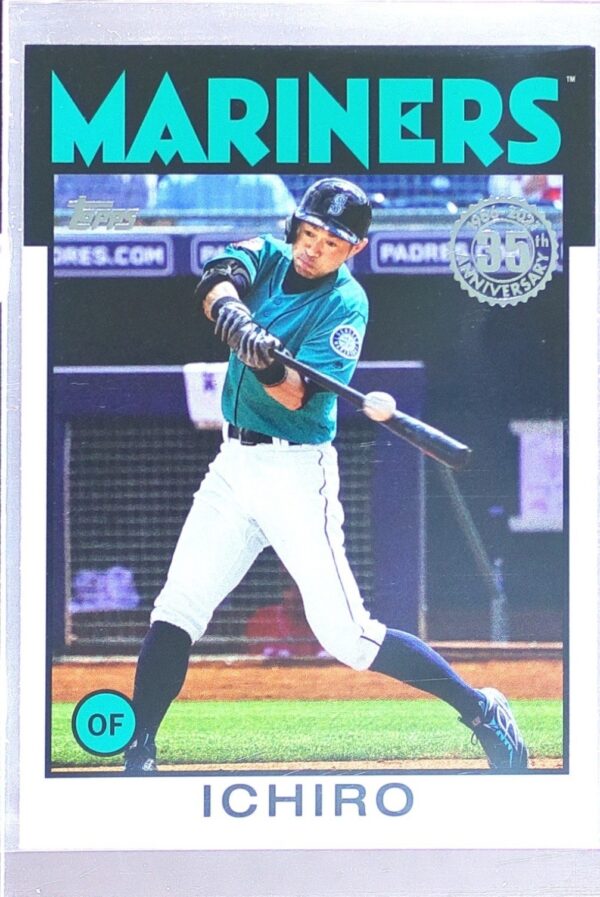 2021 Topps Ichiro #86B-78 Mariners 1986 Topps Baseball 35th Anniversary