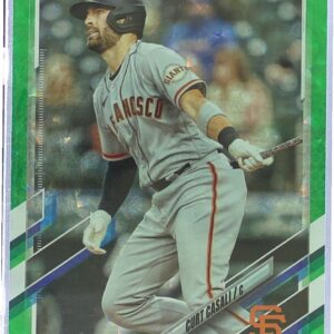 2021 Topps Update Curt Casali Green Foilboard /499 #US202 Giants