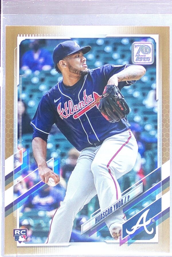 2021 Topps Update Huascar Ynoa Gold /2021 RC #US21 Braves