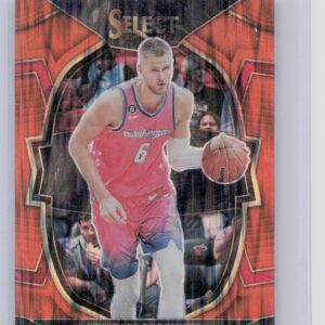 2022-23 Select Kristaps Porzingis Orange Flash Prizms #4 Wizards