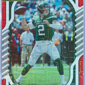 2022 Absolute Zach Wilson Red Squares /499 #99 Jets