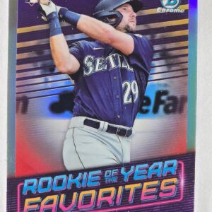 2022 Bowman Chrome Cal Raleigh Rookie of the Year Favorites RC #ROYF-7