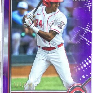 2022 Bowman Justice Thompson /250 #BP-59 Reds Prospects Purple