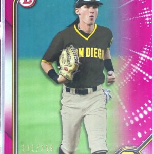2022 Bowman Robert Hassell /299 #BP-133 Padres Prospects Fuchsia