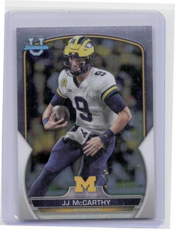 2022 Bowman University Chrome JJ McCarthy #48 Wolverines