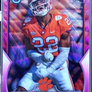 2022 Bowman University Chrome Trenton Simpson Pink Wave Refractor /125 #45 Tiger