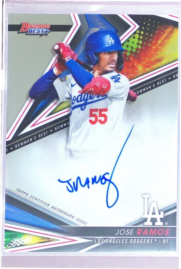 2022 Bowman's Best Jose Ramos Auto #B22-JRA Dodgers Best of 2022 Autographs