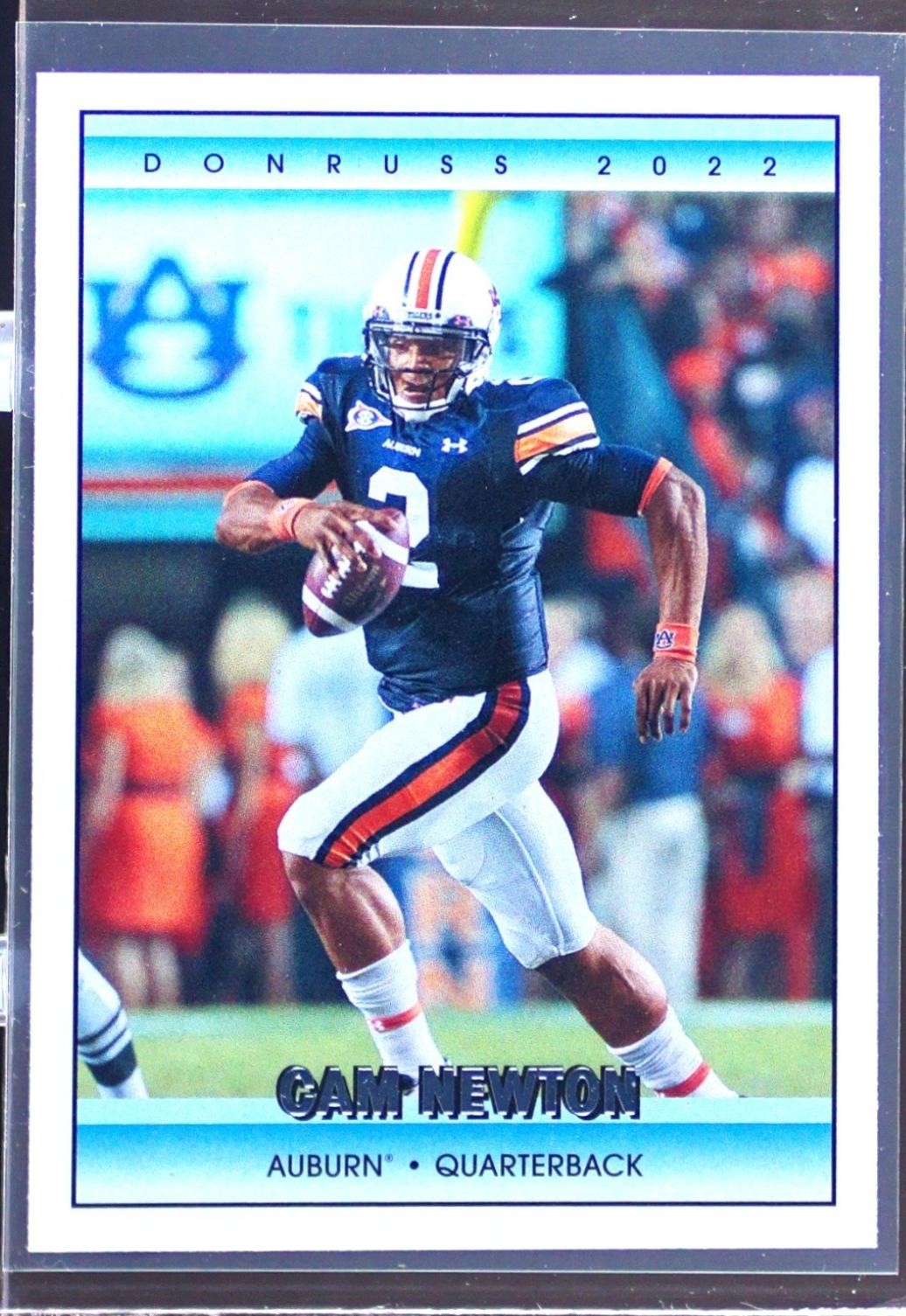 2022 Chronicles Draft Cam Newton #3 Tigers Donruss Retro