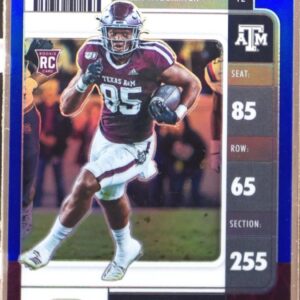 2022 Chronicles Draft Jalen Wydermyer RC /99 #16 Aggies Contenders Optic Blue