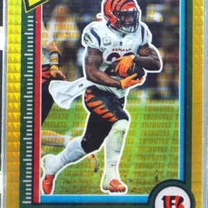 2022 Classics Joe Mixon Timeless Tributes Gold /99 #20 Bengals