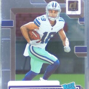 2022 Clearly Donruss Jalen Tolbert RC #81 Cowboys
