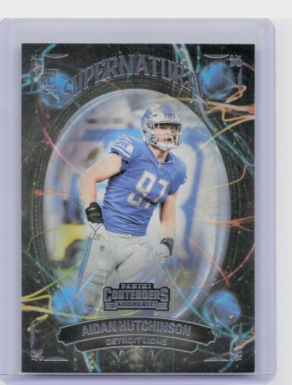2022 Contenders Aidan Hutchinson Supernatural Rookie #/-AHU Lions