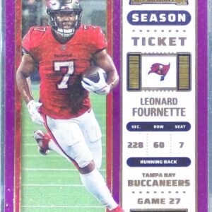 2022 Contenders Leonard Fournette Stardust #95 Buccaneers
