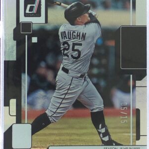 2022 Donruss Andrew Vaughn Season Stat Line /15 #89 Sox