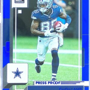 2022 Donruss CeeDee Lamb Press Proof Blue #150 Cowboys
