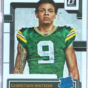 2022 Donruss Christian Watson Canvas RC #319 Packers