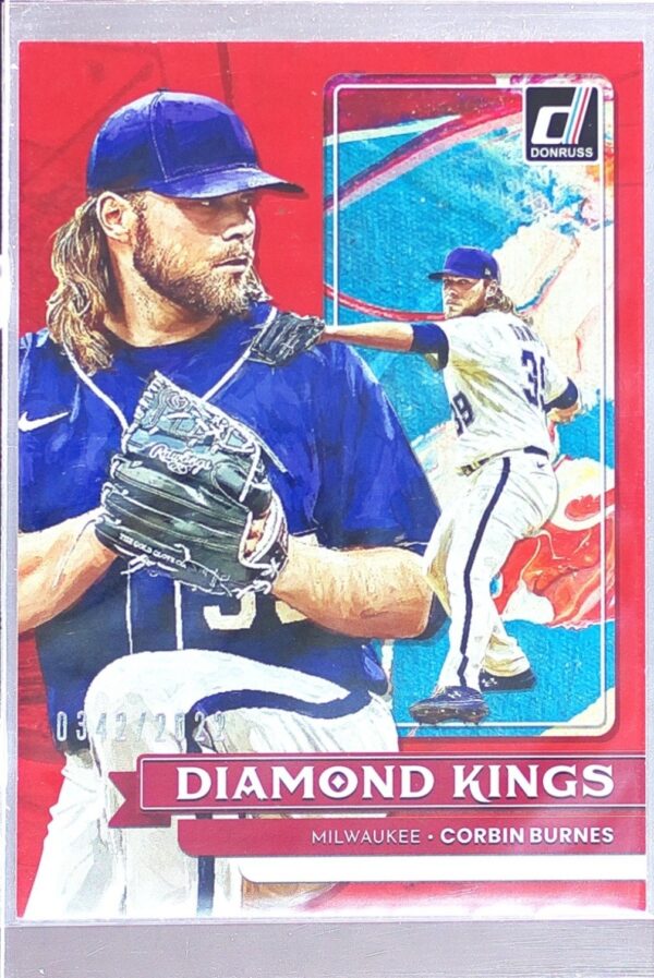2022 Donruss Corbin Burnes Red /2022 #21 Brewers