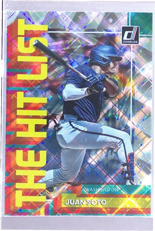 2022 Donruss Juan Soto #THL-2 Nationals The Hit List Diamond