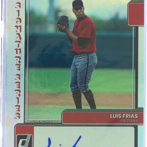 2022 Donruss Luis Frias #SS-LF Diamondbacks Signature Series
