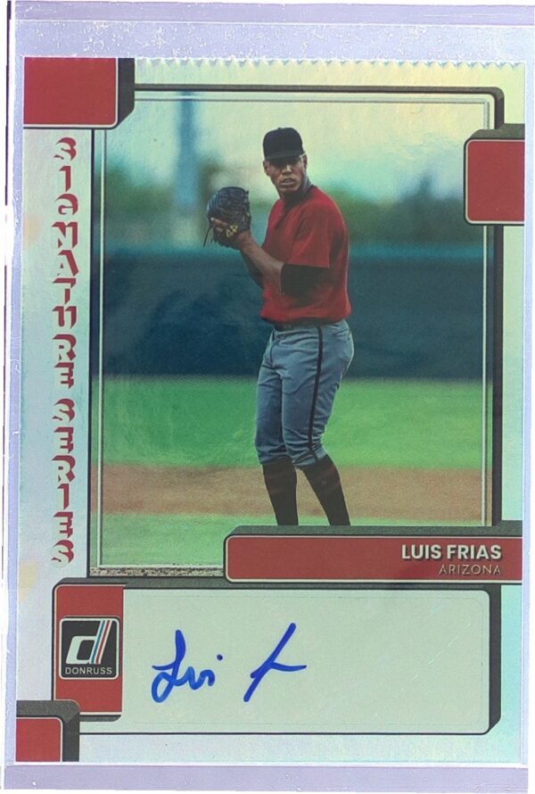 2022 Donruss Luis Frias #SS-LF Diamondbacks Signature Series