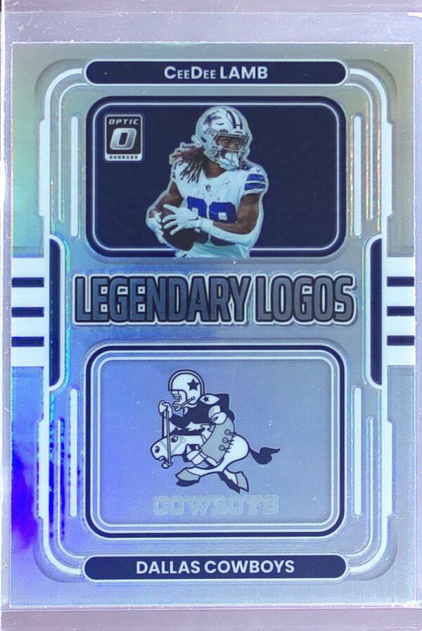 2022 Donruss Optic CeeDee Lamb #LL-13 Cowboys Legendary Logos