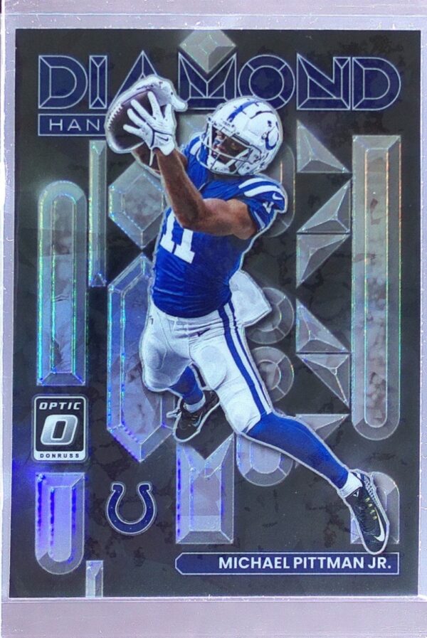 2022 Donruss Optic Michael Pittman Jr. #DH-13 Colts Diamond Hands