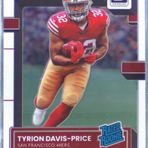 2022 Donruss Optic Tyrion Davis-Price RC #226 49ers