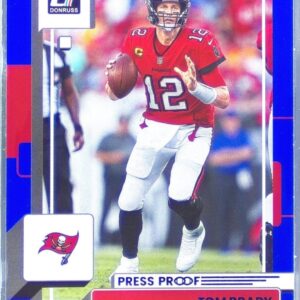 2022 Donruss Tom Brady Press Proof Blue #255 Buccaneers
