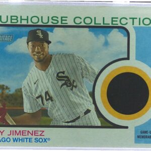 2022 Heritage Eloy Jimenez JSY #CC-EJ Sox Clubhouse Collection Relics