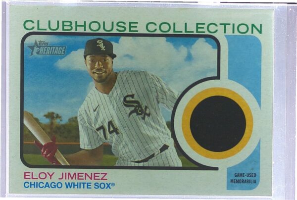 2022 Heritage Eloy Jimenez JSY #CC-EJ Sox Clubhouse Collection Relics