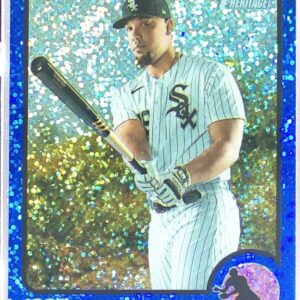 2022 Heritage Jose Abreu Chrome Blue Sparkle #84 Sox