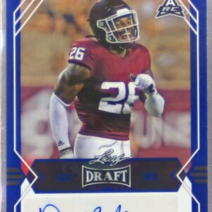 2022 Leaf Draft Demani Richardson #BA-DR1 Aggies Autographs Blue