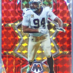 2022 Mosaic Cameron Jordan Mosaic Reactive Orange #142 Saints